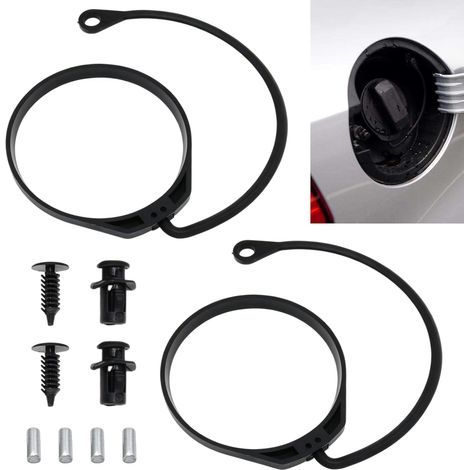 Tapón de combustible de 2 piezas, rosca para tapones de depósito de combustible 180201556, compatible con Audi A2/3/4/5/6 Q5 Q7 C6, VW, Skoda, Passat (1/5)