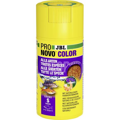 JBL Fischfutter Pronovo Color Grano S Fischfuttergranulat 100 ml Granulat