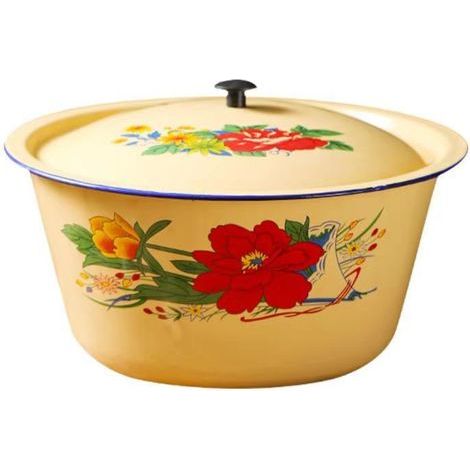 Lavabo rétro en émail, évier de cuisine multifonctionnel (1/5)