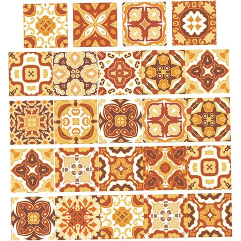 24pièces Carrelage Autocollant à Décoller Et Coller Pour Dosseret De