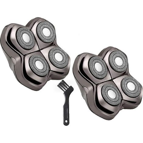 Lot de 2 têtes de rechange Pro 4 pour rasoir Skulls Pitbulls Gold PRO, Silver PRO, PRO, têtes flottantes 4 (1/5)