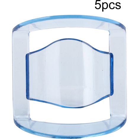 5pcs Écarteur Buccal Dentaire Orthodontique Transparent Bleu - Ouvre-Bouche Rétracteur Joues Lèvres Extenseur Accessoire Dentaire (1/5)