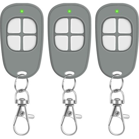 3 x AAM0049 Télécommande SCS Motorisation Portail Portes de Garage 4-Canaux 433,92MHz (1/5)