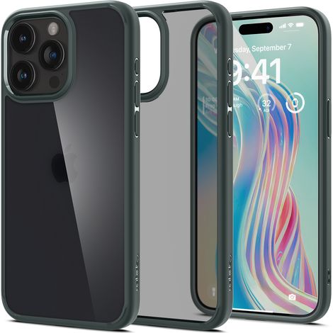Ultra Hybrid Hülle für iPhone 15 Pro Max Dunkelgrün (1/5)