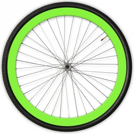 Strisce 3M adesive fluorescenti per cerchi bicicletta Colore - Verde Fluo (1/2)