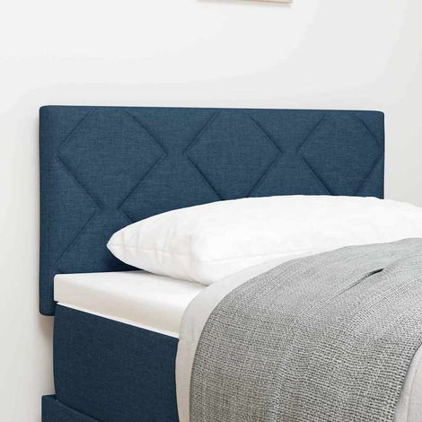 LED Kopfteil Blau 80 cm Stoff