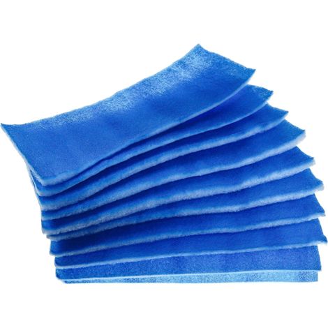 vhbw set di filtri (10 pezzi) G4 compatibile con Nilan VP 18 Compact, VP 18 Compact P unità di ventilazione - filtro aria di scarico, filtro aria di mandata