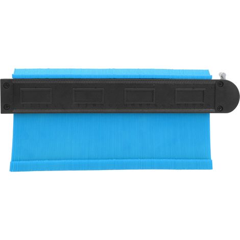Gabarit de contour, outil de mesure de formes irrégulières, reproduction de cadres, gabarit de profil, 25 cm (10 pouces), bleu (1/5)