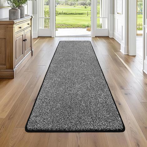 Tapis de Couloir 60 x 180 cm, Tapis Couloir Long Lavable en Machine Tapis Cuisine Devant Evier Antidérapant Tapis de Cuisine Passage Descente de Lit Chambre pour Salon, Cuisine, Buanderie (1/5)