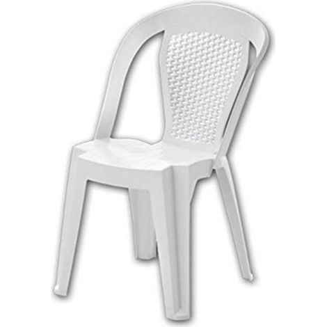 Sofia Bistrot Gartensessel aus weißem Dimaplast