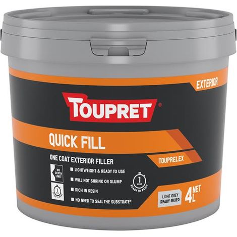 Toupret TTTLX04GB Quick Fill Exterior 4 Litre TOUTTTLX04