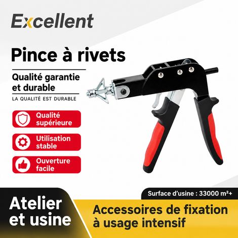 Pince à chevilles pour plaques de plâtre 2018-051 en acier A3, 15,5 × 12,5 × 3 cm, 350 g – Livraison gratuite (1/4)