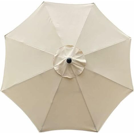 Housse de parasol 3m – Tissu polyester double couche imperméable – Anti-UV – Compatible 8 baleines – Lavable et amovible (1/5)