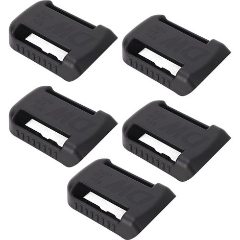 5er-Set Batteriehalterungen mit Schrauben für DCB200, DCB201, DCB203, DCB204 und DCB206, Schwarz (1/5)