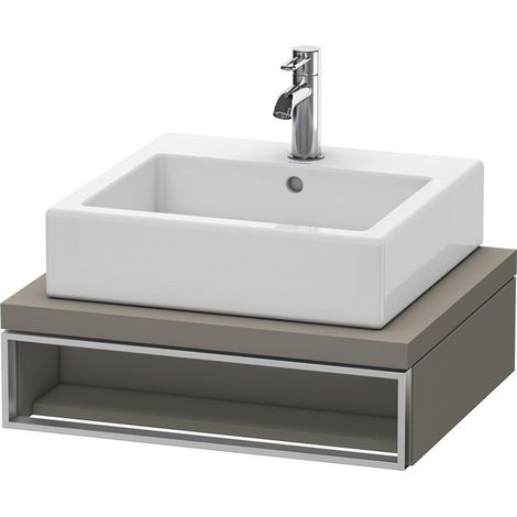 Meuble sous-vasque VERO 518x600x142mm flanelle gris satin