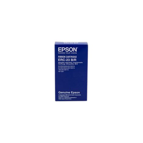 Epson M-250/250A/255/ 255A/260/260A/264/265/265A/280/280A/280AV ERC-23BR (S015216) Cinta Negro/Rojo