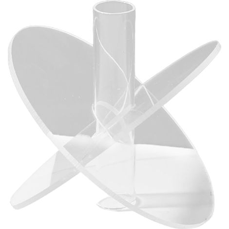 Serre-livres/vase pour fleurs Vase en acrylique transparent - Centre de table floral - Serre-livres/vase décoratif pour salon, (1/5)