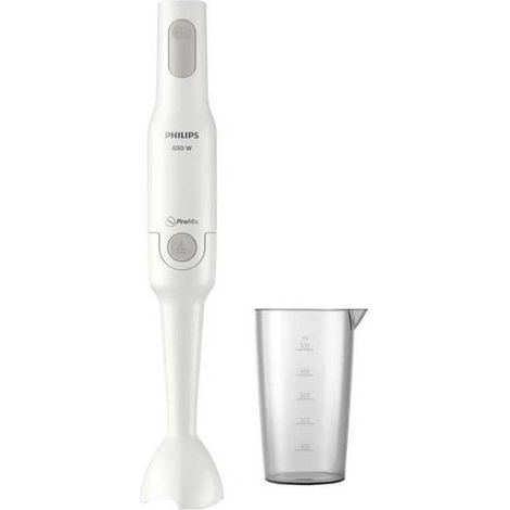 Mixeur électrique - PHILIPS - HR2531/00 PROMIX - 650 W - Blanc avec bol (1/3)