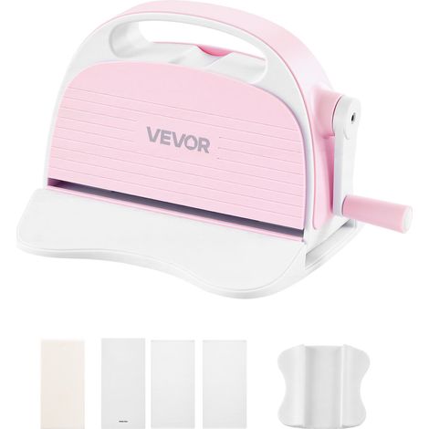 Machine de Découpe et de Gaufrage Manuelle, Ouverture de 76 mm, Machine à Découper Portable avec Plaques de Découpe, Poignée Ergonomique, pour Loisirs Créatifs, Scrapbooking, Cartes et Bricolage
