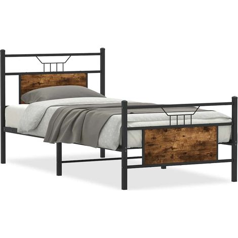 Maison Exclusive - Estructura de cama sin colchón madera roble ah