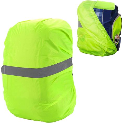 Regenschutz Schulranzen Rucksack 18-25L Reflektor wasserdicht fluoreszierend (1/5)