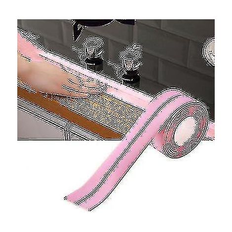Wasserdichtes und schimmelresistentes Klebeband für Fliesen, Küchen und PVC-Böden – 2,2 cm x 320 cm – Rosa