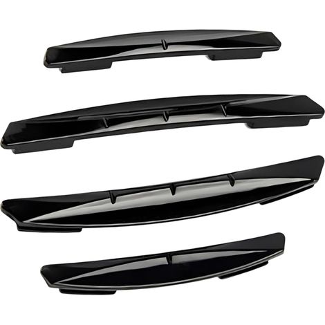 4 Pièces Protection Portiere Voiture, Protege Porte Voitures, Protection Porte de Voitures, Protections pour Portières Auto, Bord Portes Voiture Bandes Protections Anti-Rayures Noir (1/5)