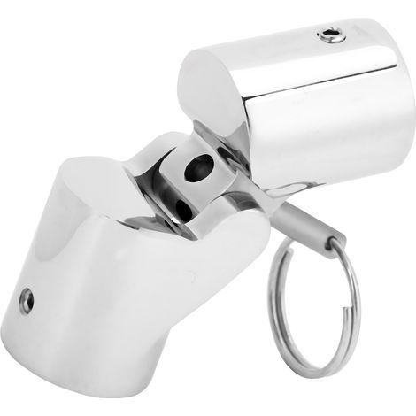 Raccord de tuyauterie pour bateau, en acier inoxydable, pliable et pivotant, 25 mm (1/5)