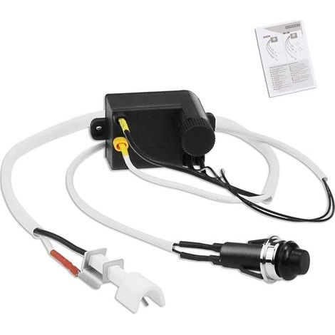 1 - Bouton D'allumage - Kit Électronique - Pour Gril Weber Spirit E210 S210 E310 - Commande Avant - Sans Pile - Noir (1/5)