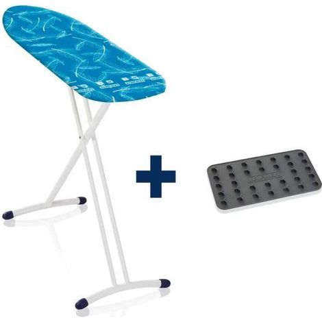 Leifheit AirBoard L Solid Shoulder blanco y turquesa
