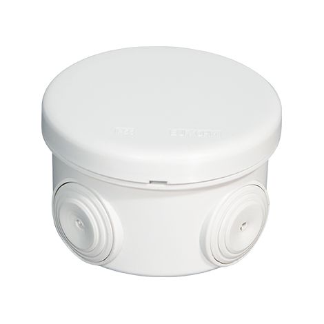 Boite IP55 ronde d.80x45 - 960° (étiq.uni.) EUR'OHM 5000200