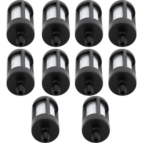 Lote de 10 filtros de carburante compatibles con los tronçonneuses Stihl 0000-350-3502, FS38, FS46, FS55, FS55R y FS55RC. (1/5)