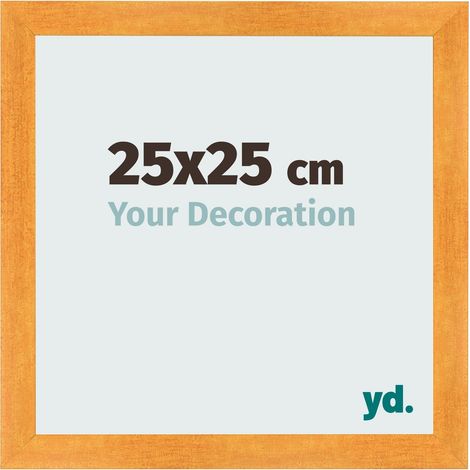 yd. - Cadre photo 25x25 - Orange - MDF - Pisa (1/5)