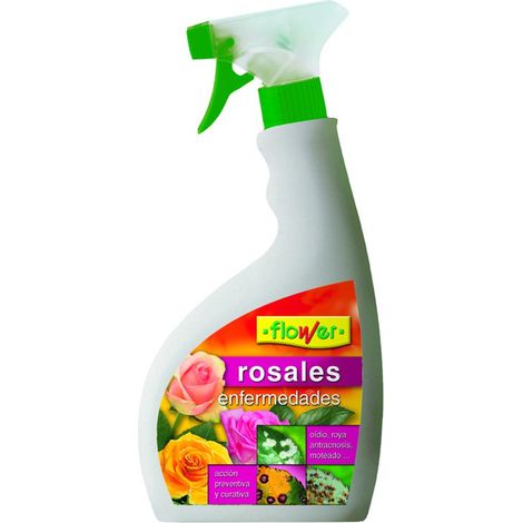 FLOWER Fungicida Especial Enfermedades de Rosales, Listo Uso,