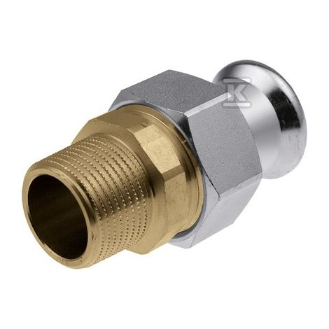 Conector de prensa de acero GZ 28XR1