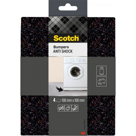 Packung mit 4 Anti-Schock-Pads 10x10x0,4cm sp92o77 3m (1/3)