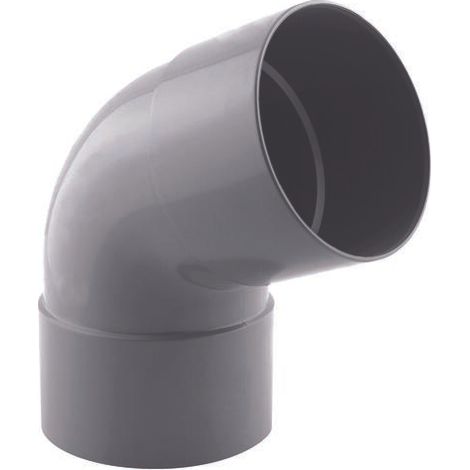 Coude PVC à 67° FF Diam 100