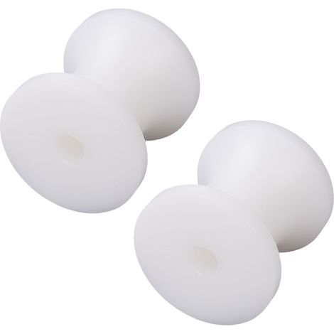 Rouleau de remorque de bateau, 2 pièces, nœud blanc, arrêt en Nylon, Marine pour Yachts, bateaux de sauvetage, bateaux à moteur. (1/5)