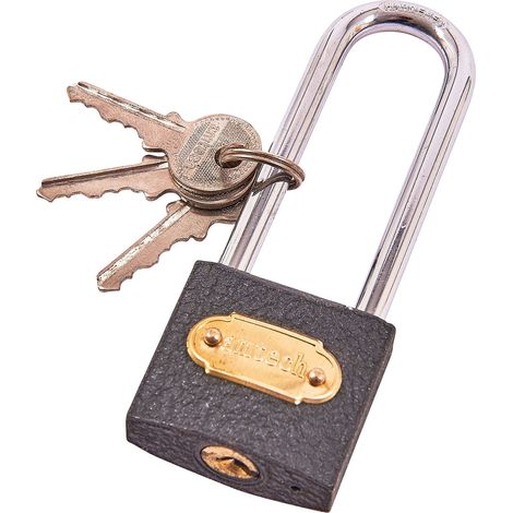 38mm Long Shackle Iron Padlock - T0600C
