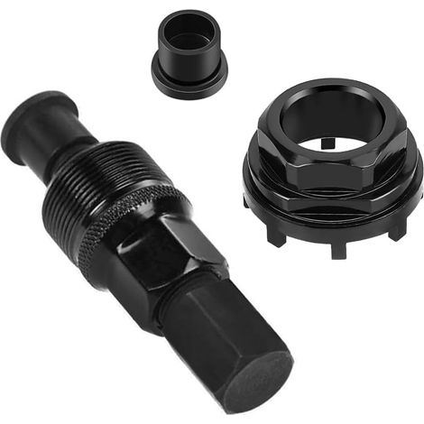 Extractor de bielas para bicicleta, herramienta de bloqueo de pedalier, 42 mm, herramienta de anillo de bloqueo de 8 dientes, extractor de bielas para bicicleta, herramienta de pedalier para bicicleta (1/5)