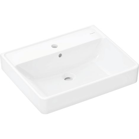 hansgrohe Xanuia Q lavabo sobre encimera, con agujero para grifo, (1/5)