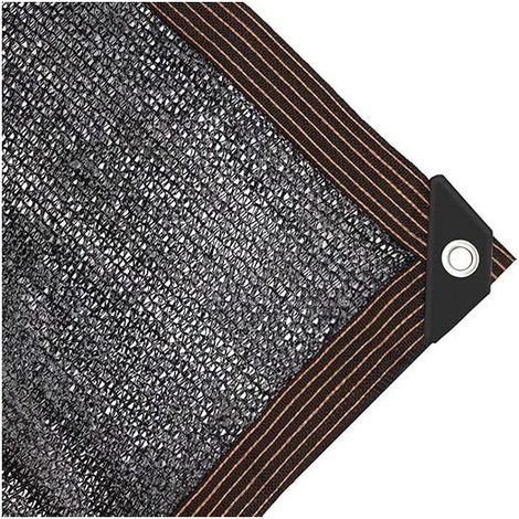 Filet D'ombrage Noir, 96% D'ombrage , Avec Bordure Perforée, Utilisé Pour Jardin, Piscine, Poulailler, Chenil, Serre （2m×3m) (1/5)