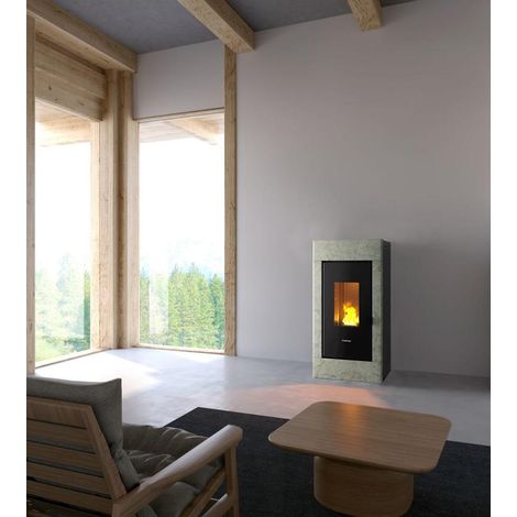 Pelletofen ACCENT AIRTIGHT Natursteinverkleidung Pietra
