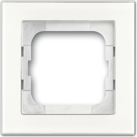 Busch-Jaeger Marco embellecedor 1 vez vidrio blanco - Busch-axcent® pur (1721-280), 2CKA001754A4437 (1/4)