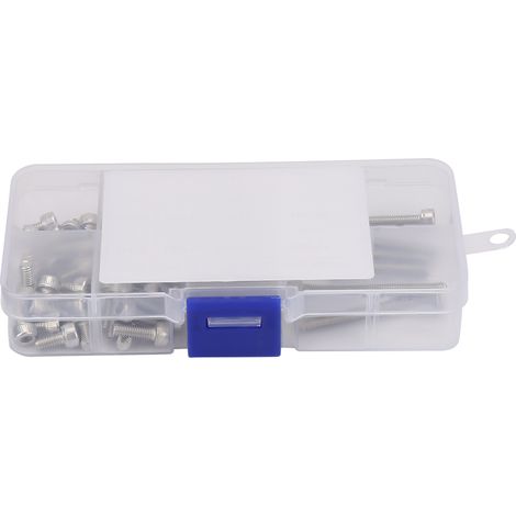 Vis À Tête Creuse M4-40 En Acier Inoxydable - Kit Assorti 60 Pièces Pour Machines-Outils Et Accessoires (1/5)