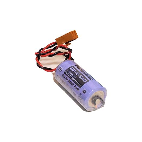 Batteria litio Panasonic BR-2/3A (BR2/3A) 3V 1450mAh per apparecchiature FANUC