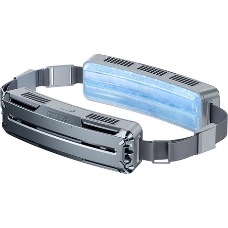 The fan is of moderate size, provides instant cooling, is portable, has a USB port, and offers 3 airflow settings. (1/5)