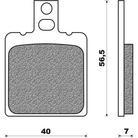Plaquette de frein Brembo pour Scooter Aprilia 50 Rally Ac 1995 à (1/5)