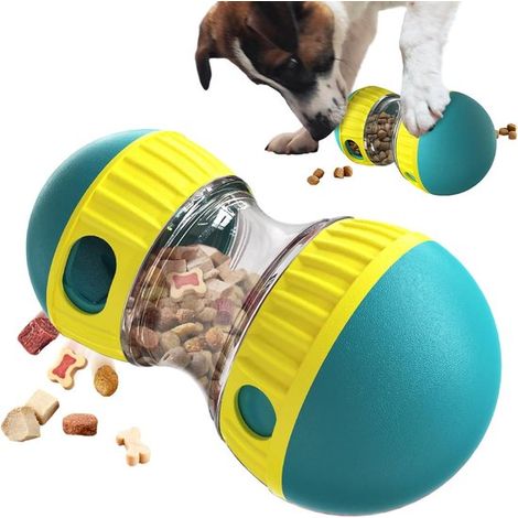 Giocattoli per animali domestici, giocattoli interattivi per cani, distributori automatici di cibo, palline dispenser di snack, distributori automatici di cibo a lenta erogazione (1/5)