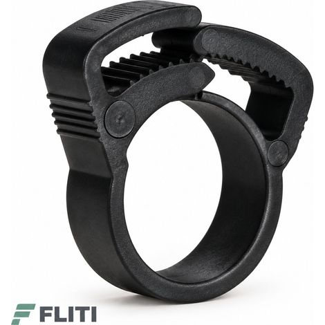 FLITI 1/2" Hose Clamps - Pack of 10 Plastic Rings, Secure Connection, Micro-Irrigation Compatible, Pressure Resistant 1.5 bar (1/5)